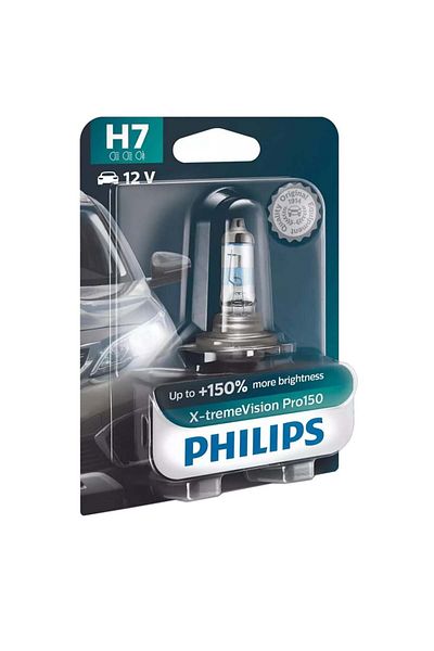 Philips Car bulb PHILIPS Xtreme Vision PRO150 H7 12V 55W PX26D Blister 1pc
