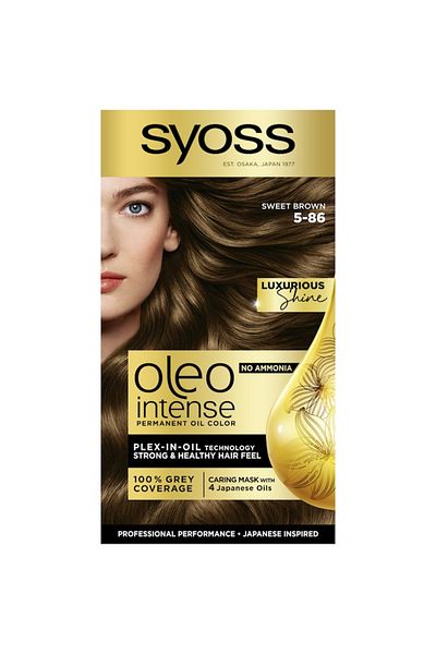 Syoss Color Oleo Intense 5-86 Permanent Hair Dye - Charming Brown, 115 ml