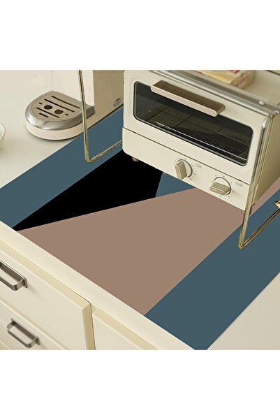 Generic Brand Modern Color Blocked Washing and Dryer Cover Drawer Refrigerato...