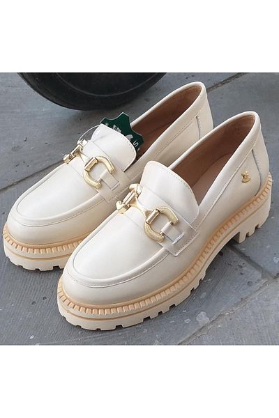 Venüs 2411531Y Women's Genuine Leather Thick Soled Loafer Casual Shoes
