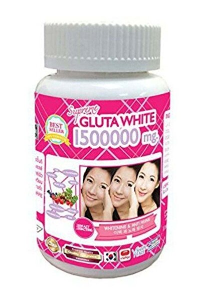 Supreme كبسولات تفتيح البشرة من الجلوتاثيون الأبيض بتركيز 1500000 ملغ