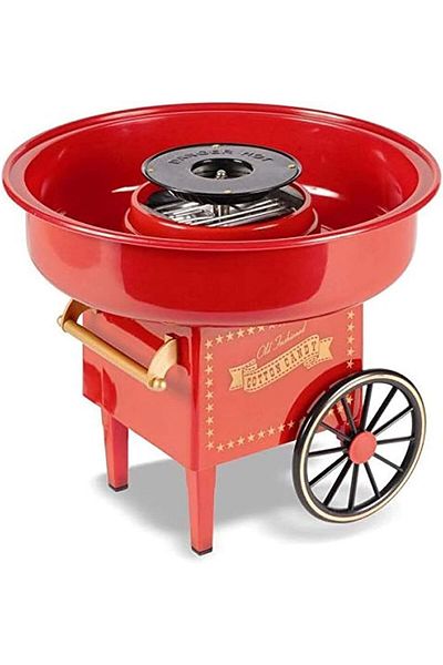 DLC Home Cotton Candy Maker - Red, Compact & Easy to Use