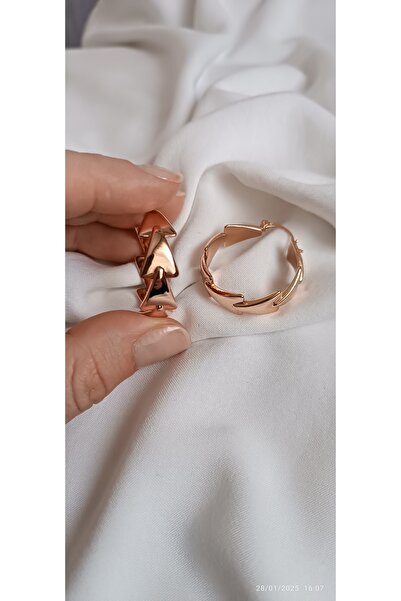 ARİ TAKI حلق سميك من الفولاذ الوردي