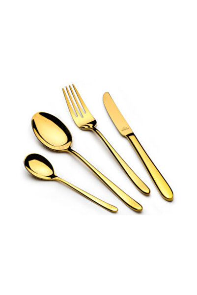 Arshia Premium Stainless Steel Cutlery Set 86 pcs Gold