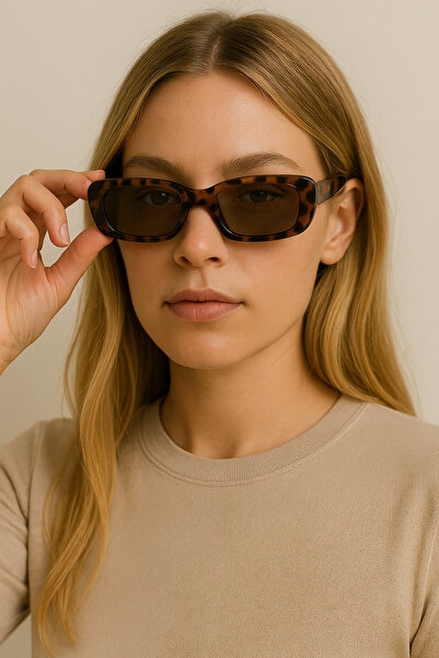 Monalisa Kadın Leopar Güneş Gözlüğü