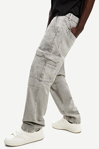 Bershka Baggy cargo jeans