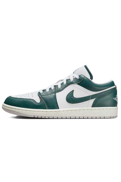 Nike Air Jordan 1 Low Se Leather Sneaker Genuine Leather Men's Casual Sports Shoes White
