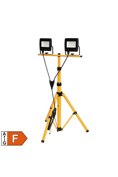 Home4U LED Reflector with Stand, 2x30W, 4000 lm, IP65 FLL STAND 2/30