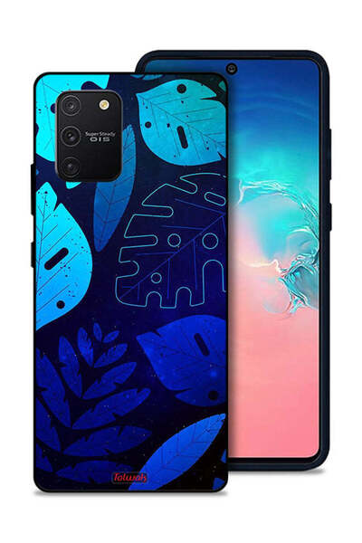 Tolwak غطاء حماية لهاتف سامسونج جالكسي S10 لايت بنقشة أوراق الشجر