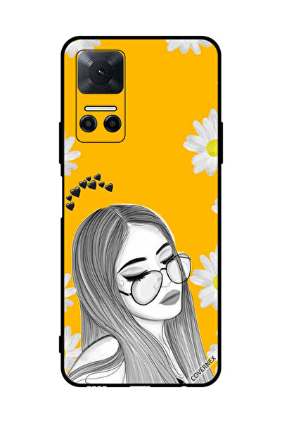 Covernex غطاء حماية لهاتف Honor Play6T - فتاة تحب خيالات النظارات