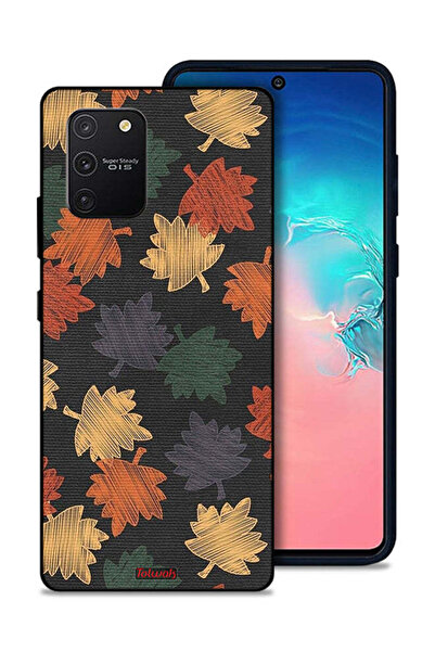 Tolwak غطاء حماية لهاتف سامسونج جالكسي S10 لايت برسومات أوراق الخريف