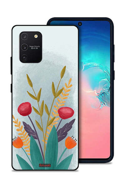Tolwak غطاء حماية لهاتف سامسونج جالكسي S10 لايت برسومات نباتية