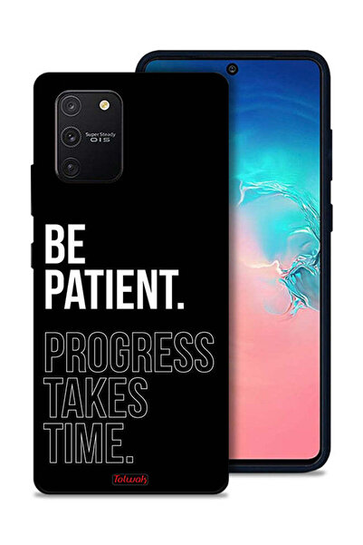 Tolwak غطاء حماية لهاتف Samsung Galaxy S10 Lite - كن صبورًا، فالتقدم يستغرق و...