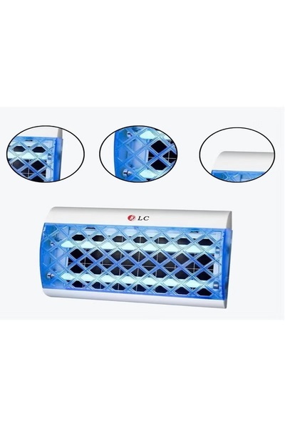 DLC قاتل حشرات كهربائي، 30 واط، حجم كبير 53 سم × 37 سم، مثبت على الحائط، بدون...