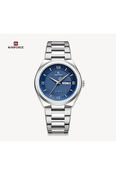 Naviforce Original Fashion Business Date Quartz Waterproof Military Stainless Steel Men's Watch