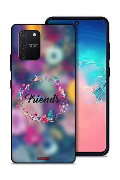 Tolwak غطاء حماية لهاتف سامسونج جالاكسي S10 لايت بتصميم خاتم أصدقاء الزهور