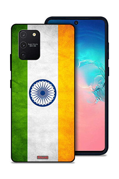 Tolwak غطاء حماية لهاتف سامسونج جالكسي S10 لايت بطبعة علم هندي مضيء