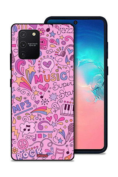 Tolwak غطاء حماية لهاتف سامسونج جالكسي S10 لايت - علامات موسيقية