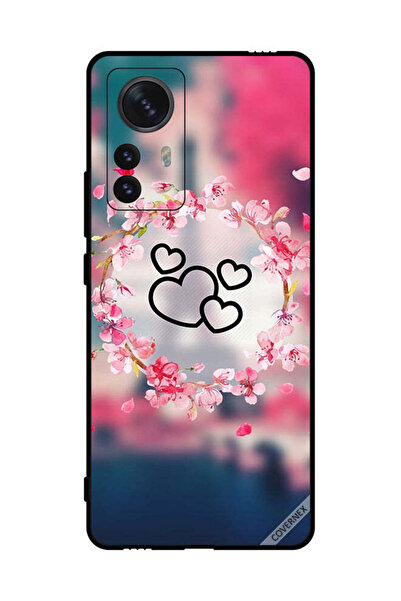 Covernex غطاء حماية لهاتف شاومي 12 برو - قلوب سوداء
