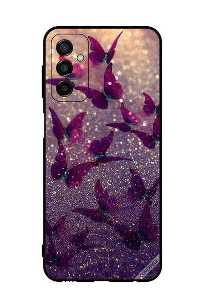 Covernex Protective Case Cover For Samsung Galaxy F23 Glitter Butterflies