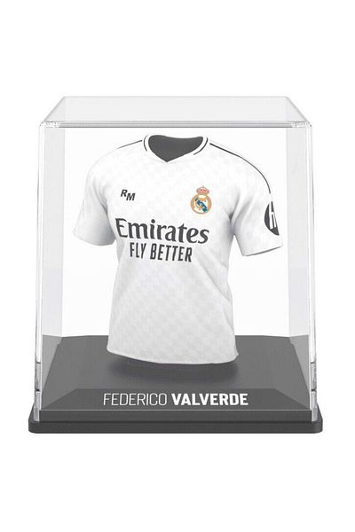 Splink Real Madrid Fede Valverde Home Jersey Display Case, Official Licensed Collectible, 2024/2025