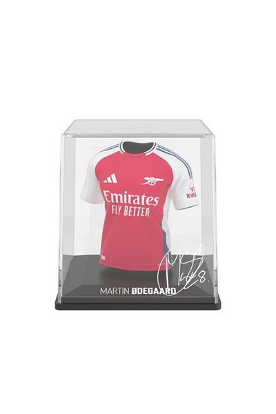 Splink Arsenal Martin Odegaard Home Jersey Display Case, Official Licensed Collectible, 2024/25