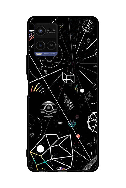 Covernex غطاء حماية لهاتف فيفو Y21 بأشكال هندسية