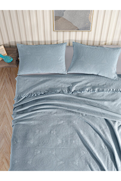 BED LİNE Jakar Daire Tek Kişilik Yatak Örtüsü Kutulu