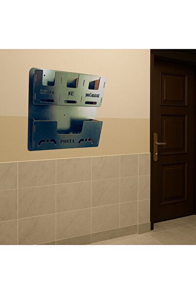 Şirin Lazer APARTMAN POSTA KUTUSU ORTAK ALAN FATURA KUTUSU AHŞAP MDF