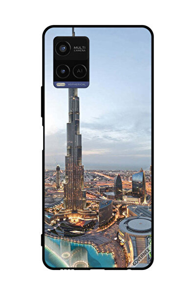Covernex غطاء حماية لهاتف فيفو Y21 منظر جميل لوسط مدينة دبي