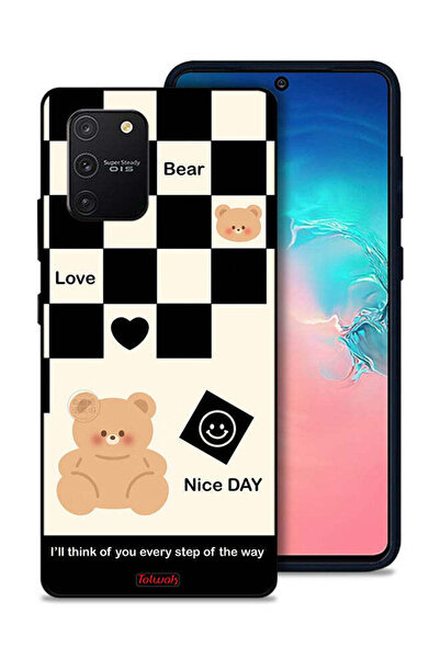 Tolwak غطاء حماية لهاتف سامسونج جالكسي S10 لايت - سأفكر فيك في كل خطوة على ال...