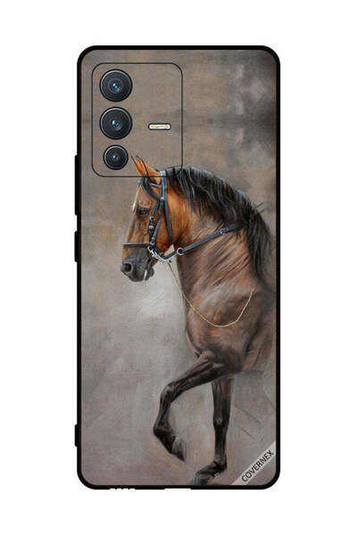 Covernex Protective Case Cover For vivo V23 5G Vintage Picture Of Horse