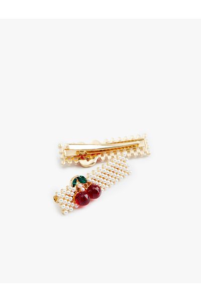 Koton Cherry Detailed 2-Piece Buckle Set