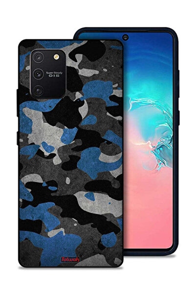 Tolwak غطاء حماية لهاتف سامسونج جالكسي S10 لايت بنمط مموه