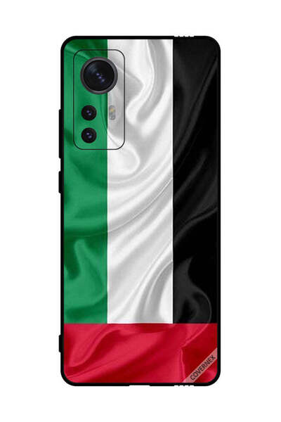 Covernex غطاء حماية لهاتف شاومي 12X، قماش علم الإمارات العربية المتحدة