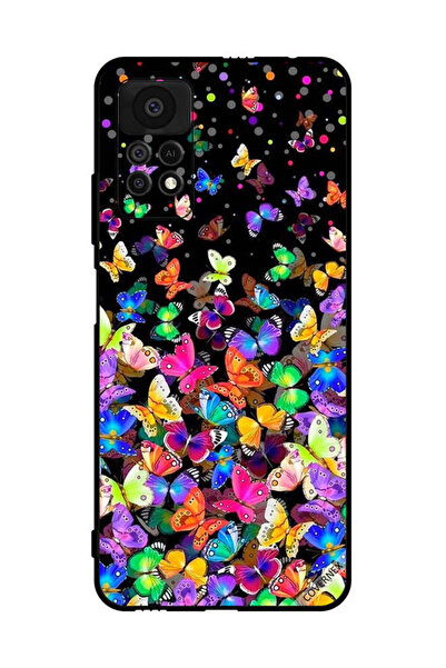 Covernex غطاء حماية لهاتف شاومي ريدمي نوت 11 برو 5G - فراشات صغيرة متعددة الأ...