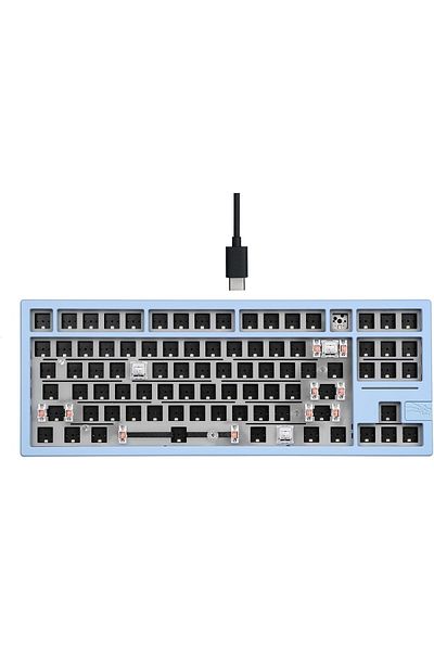 Epomaker x Feker Galaxy80 Gaming Keyboard Kit, Aluminum Alloy Wired Mechanical Keyboard, Gasket-moun