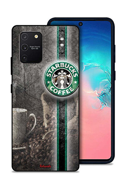 Tolwak غطاء حماية لهاتف Samsung Galaxy S10 Lite برسومات القهوة