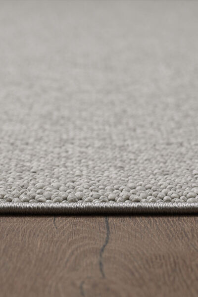 Livset Yumuşak Bukleli Gri Halı Oturma Odası Salon Mutfak Koridor Antre Balkon Çocuk Odası Halısı K145a