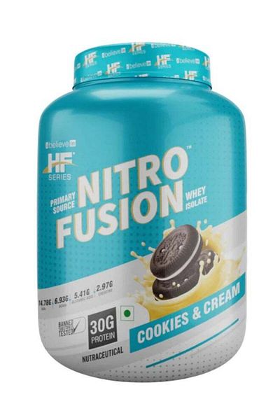 HEALTHFARM NITRO FUSION ISOLATE WHEY COOKIES & CREAM FLAVOUR 2kg