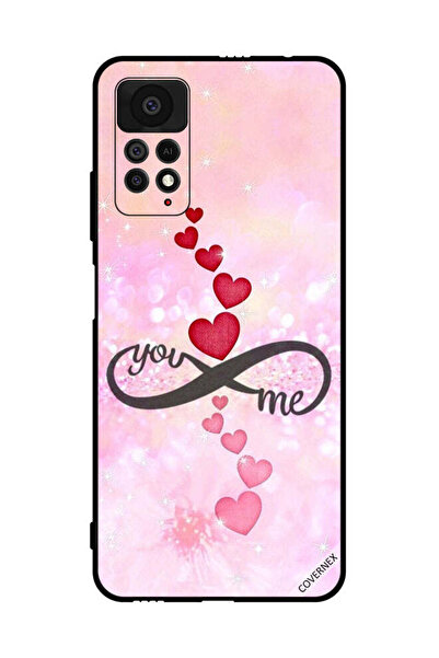 Covernex غطاء حماية لهاتف شاومي ريدمي نوت 11 برو 5G قلوب حمراء ووردية أنت إنف...