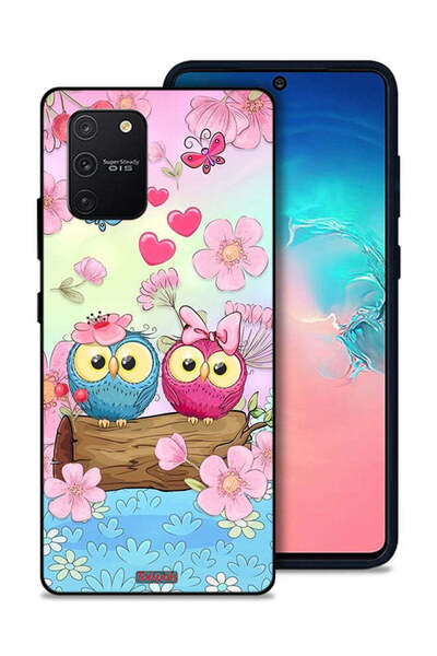 Tolwak غطاء حماية لهاتف سامسونج جالكسي S10 لايت برسومات بومة لطيفة