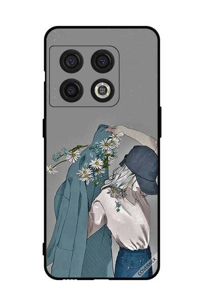 Covernex غطاء حماية لهاتف OnePlus 10 Pro، فتاة ترتدي معطفًا مزهرًا