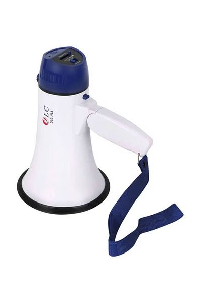 DLC Wireless Megaphone - Portable Voice Amplifier with Built-in Siren (DLC-404)