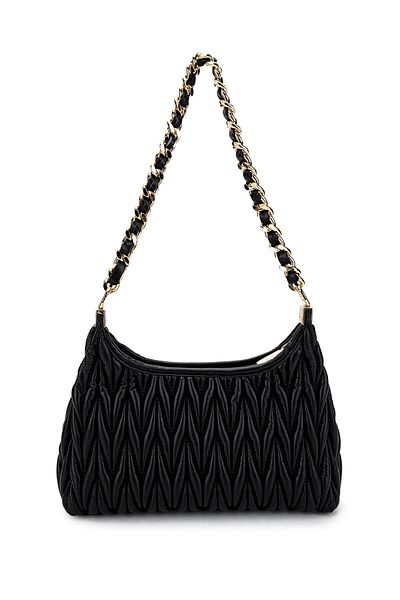 Tamer Tanca Women's Vegan Black Shoulder Bag