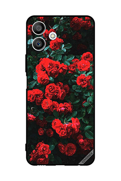 Covernex غطاء حماية لهاتف Honor Play6T Pro بطبعة حديقة الورود الحمراء