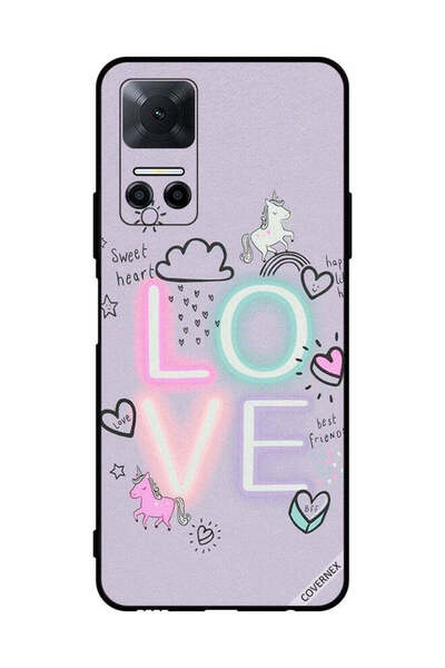 Covernex غطاء حماية لهاتف Honor Play6T - سويت هارت لوف يونيكورن