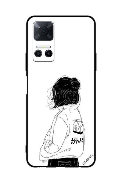 Covernex غطاء حماية لهاتف Honor Play6T فتاة تفكر بعمق كبير