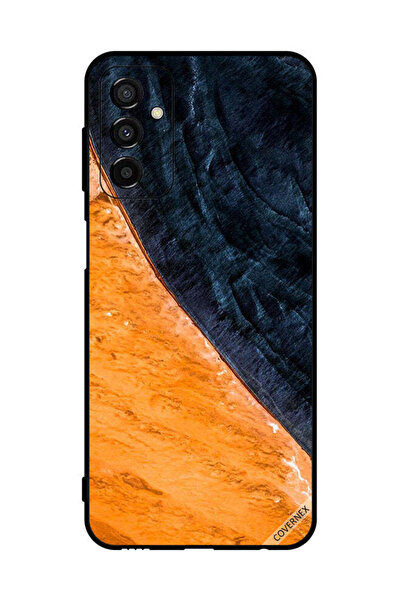 Covernex Protective Case Cover For Samsung Galaxy F23 Yellow & Black Paint Pa...