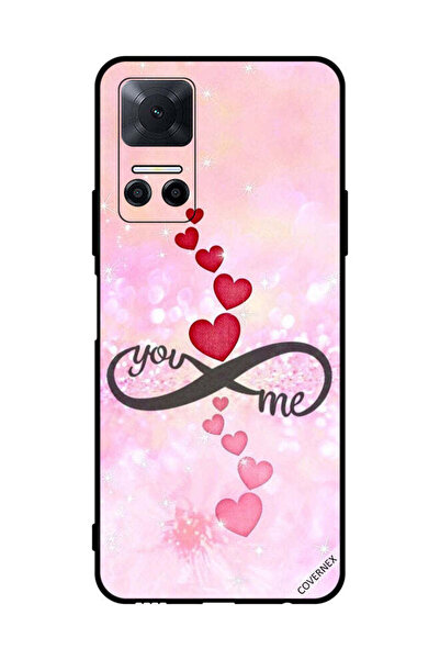 Covernex غطاء حماية لهاتف Honor Play6T - قلوب حمراء ووردية - You Infinity Me